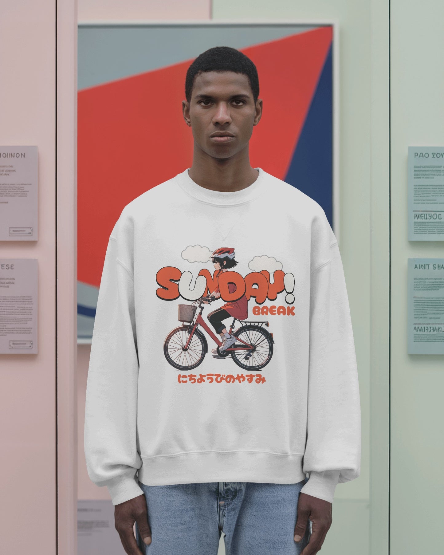 Sunday Break White Hoodie/Sweatshirt