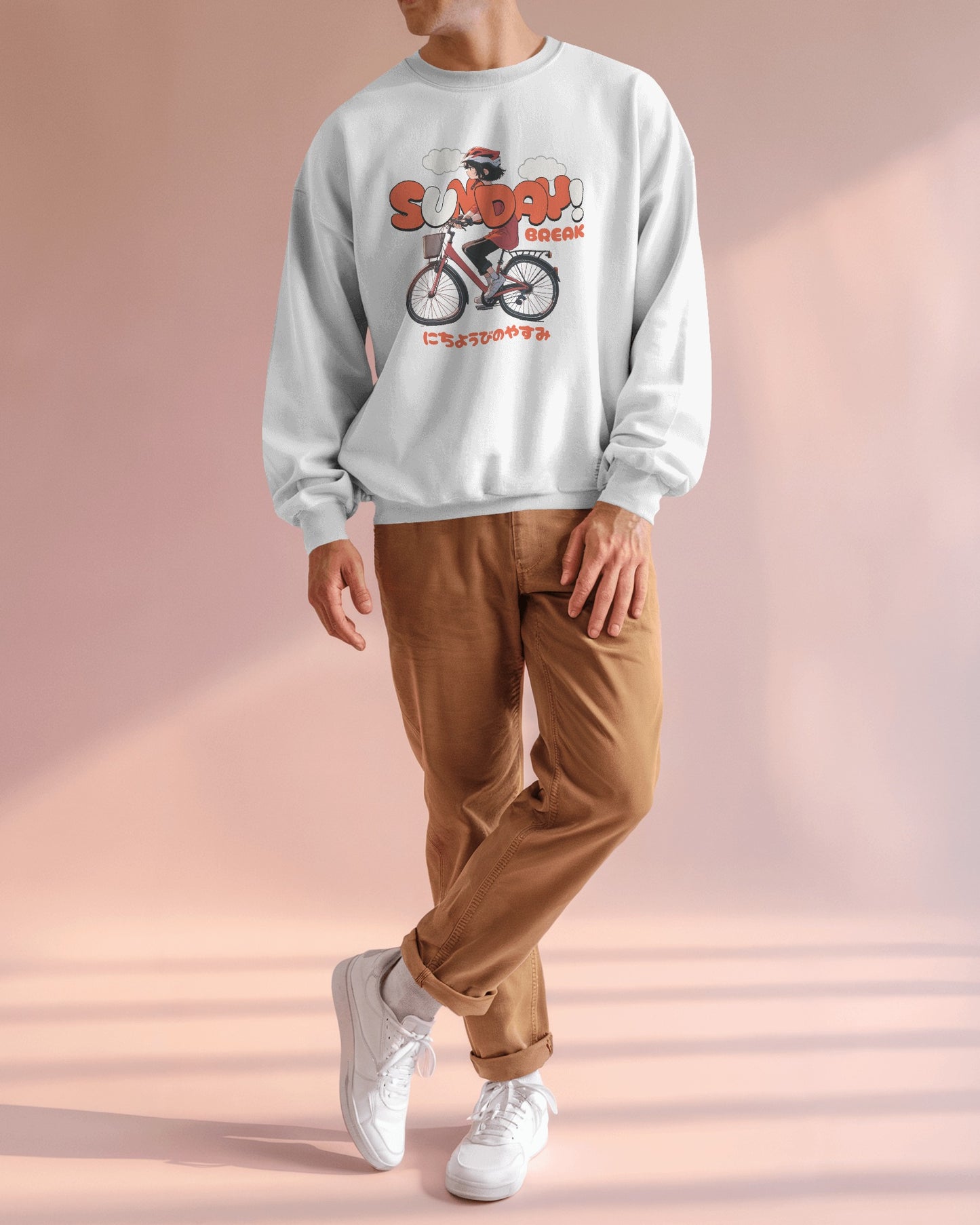 Sunday Break White Hoodie/Sweatshirt