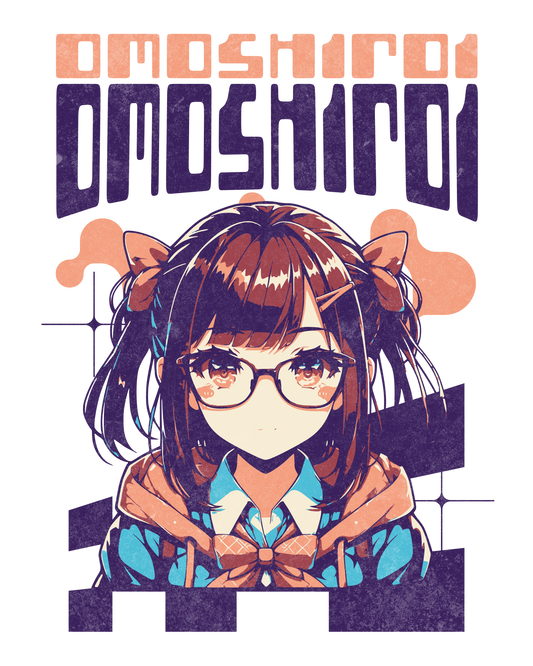 Omoshirio Retro Graphic Hoodie/Sweatshirt