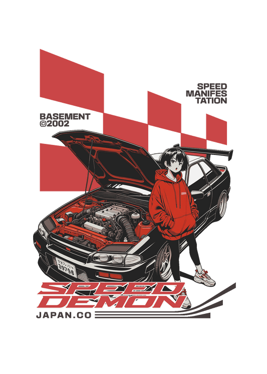 Race Car Demon Hoodie/Sweatshirt